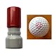 Golfballstempel SSEELL Custom A-Z 0-9 mit Tinte zur Personalisierung