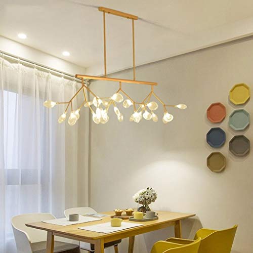 Lampe suspension moderne en fer forgé d'art pour salle à manger
