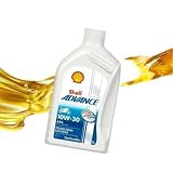 Shell Advance 4T AX6 10W-30 — Óleo Lubrificante para Moto 4 Tempos 1 L | API SL/JASO MA2 | Desempenho e Proteção do Motor