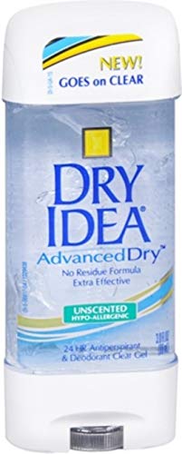 Dry Idea Advanced Dry Unscented Antiperspirant & Deodorant Clear Gel 3 oz (Pack of 7)