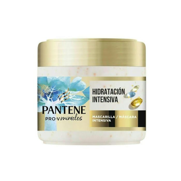 Pantene Pro-V Miracles Intensive Maske mit Biotin, feuchtigkeitsspendend und glänzend, 300 ml, Intensivbehandlung für trockenes und geschädigtes Haar, weicheres Haar nach dem ersten Gebrauch, geeignet