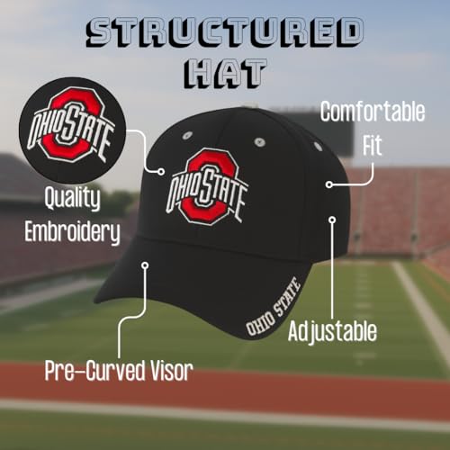 Gorra bordada ajustable Ohio State Classic Edition miniatura 5