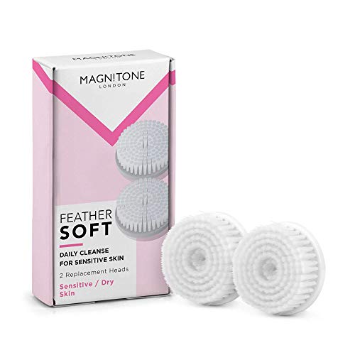 Magnitone Barefaced 2 Feathersoft Daily Cleansing Brush Head - 2 Pack