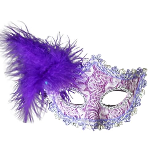 Máscaras para parejas con purpurina facial, cosméticos, lentejuelas brillantes, máscara de encaje de plumas, fiesta, carnaval, Halloween, disfraz para hombres y mujeres