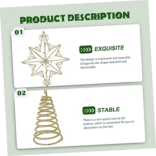 Estrella de copa de árbol de anís PRETYZOOM como obsequio de decoración para el hogar 7
