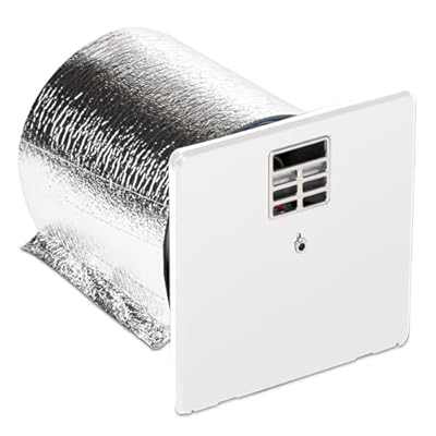 Dometic WH-6GA RV Gas and Electric Water Heater - 6 Gallon Silver Burner w/Quick Heating -10 btu Burner System for Indoor Installation