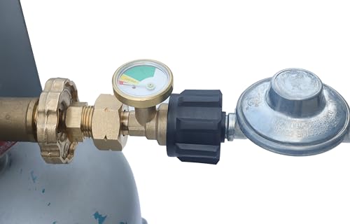 METER STAR Gasanschlussadapter, Europäische Gasflasche Auf Amerikanischen Qcc1 Auf Gasflaschenadapter, Dient Zum Anschluss Von Gasflaschen An Us-Standard-Gasgeräte, Öfen, Heizungen Usw