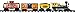 Lionel Trains Crayola G-Gauge Freight Set