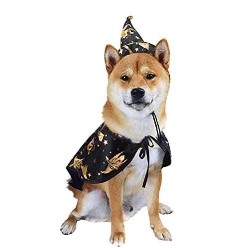StarTreene Halloween Chapeau pour Chat Costume Chien Déguisement Chiot Ensemble Cover