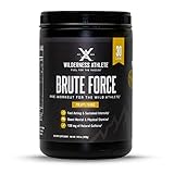 Wilderness Athlete - Brute Force Pre-Workout | Best Pre Workout Powder for Women & Men - Preworkout Drink Supplements with Natural Caffeine - Workout Supplement for Men & Women (Pineapple Orange)