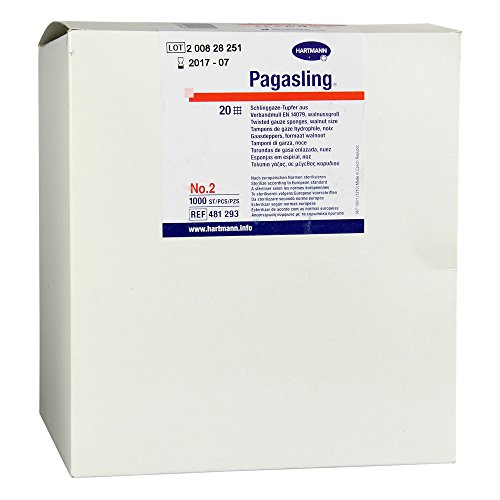 Hartmann Pagasling Gaasdeppers 20 Draads Nr 2 Walnoot, 1000 Stuk