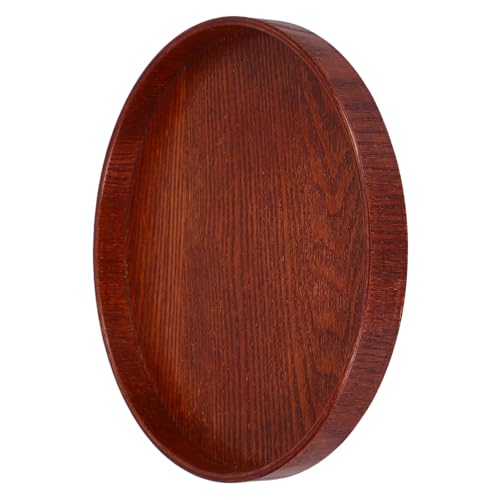 MINAOLULUS 模型展示台 丸型木製トレー 無垢材使用 滑り止め仕上げ 精密研磨で模型保護 クラフトモデル 飛行機 船舶用ディスプレイベース