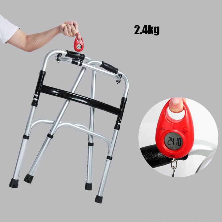 Andador para Ancianos,Andador for Adultos con 4 Ruedas for Personas Mayores,Andador Ligero De Aluminio, con 4 Ruedas