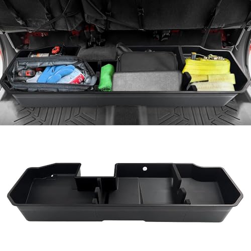 MAXDOM Under Seat Storage Organizer Box for (2019-2026) Chevy Silverado 1500 / GMC Sierra 1500 (2020-2026) 2500HD 3500HD | Double & Crew Cab Rear Underseat