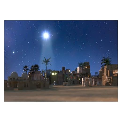 AIIKES 7x5ft Navidad Jesús Nacimiento Escena Fondo Belén Nochebuena Fondo XY208