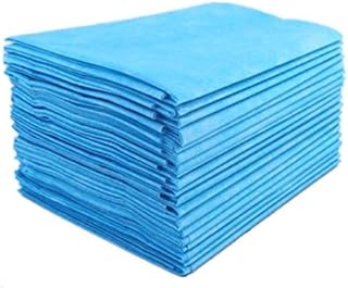 100 colchones desechables de masaje para hospital, para sala de operaciones, saco de dormir, impermeable, desechable, para salón de belleza, color azul