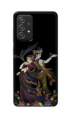 Image of Lord Radha and Krishna Hard Back Case Cover for Samsung Galaxy A52 / A52 5G (6.5 inch) Back Cover -(J5) VNS2223