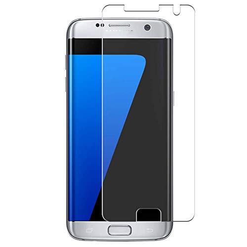 Synvy Privacy Screen Protector Film, compatible with Samsung Galaxy S7 Edge au SCV33 docomo SC-02H Anti Spy Guard Sticker [ Not Tempered Glass Protectors ], Black