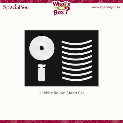 Image of SpecialYou Ganpati Decoration Setup for Home with Ganpati Decoration Backdrop PVC, Backdrop Stand for Decor, Ganesh Decorations Items for Home Decor-1 pcs