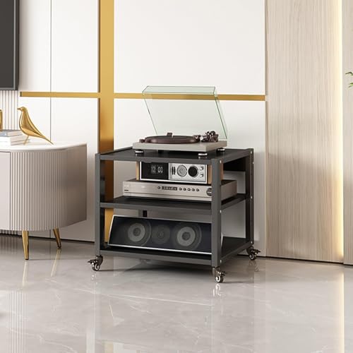 Étagère d'angle pour téléviseur et meuble support stéréo vertical hifi