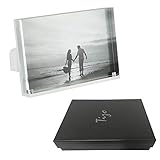 Tizo Designer Lucite Marco de fotos de 2,54 cm de grosor con caballete de lucita en la parte posterior, (varios colores disponibles)