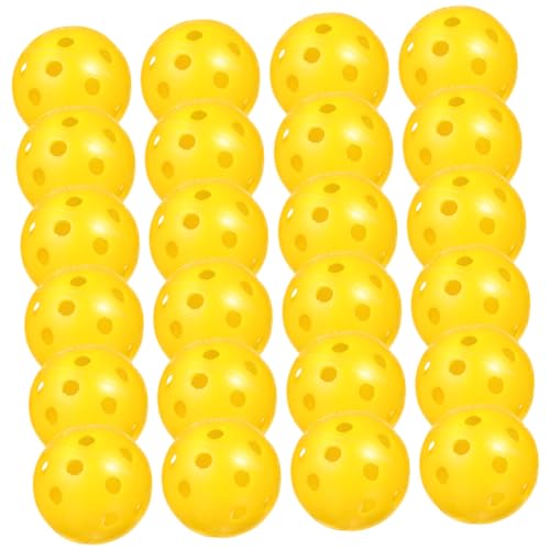 GOOHOCHY Golf Training Balls Set 24pcs Plastic Golf Balls Perforations Swing Practice Aid Golfing Accessories