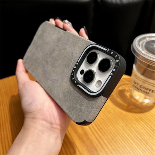 Coque pour iPhone 13 antichoc verte avec cadre imprimé et fixation magnétique intégrée - 4