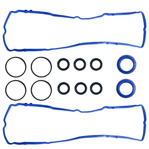 Image of VS50805R Valve Cover Gasket Kit Compatible with 2011-2020 3.6L V6 Dodge Avenger Challenger Durango Grand Caravan Journey Ram ProMaster 1500 2500 3500, Jeep Grand Cherokee Wrangler Chrysler 200 300