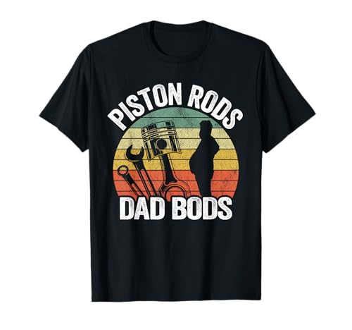 Garaje Vintage Mecánico Daddy Pistón Varillas Y Papá Bods Camiseta