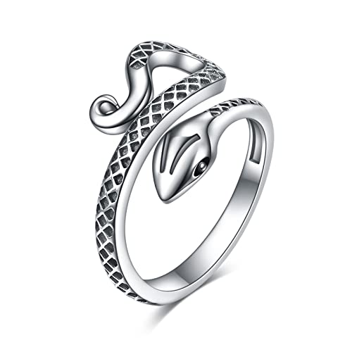 ❤TAGLIA❤: dimensione dell'anello di serpente vintage: 0,68*0,68 pollici (17,3*17,3 mm).