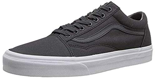 Vans Off The Wall Old Skool Mono Canvas Sneakers (Asphalt) Skateboarding Shoes