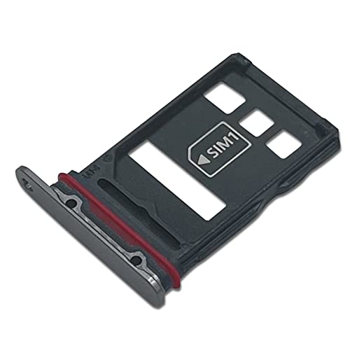 Eonpam Original DUAL SIM Card Slot Tray Holder Replacement for (Huawei P50 Pro) Incl SIM Pin (Black) - Image 2