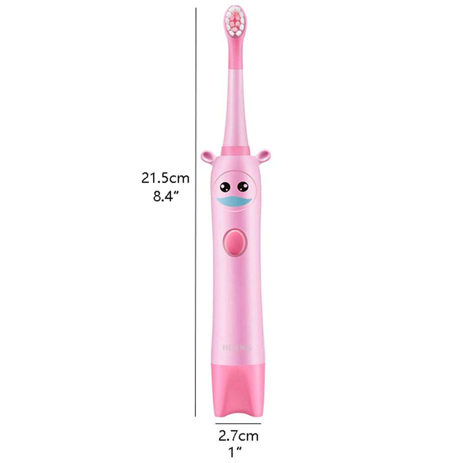 Compacto Cepillo de dientes eléctrico para niños, cepillo de dientes con temporizador inteligente y 3 modos, cepillo de dientes con 8 cabezales de cepillo reemplazables Ergonómico