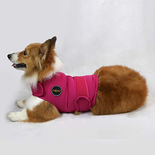 Image of MCHY Dog Anxiety Vest, Anxiety Relief for Dogs, Dog Calming Coat (Rose M)