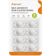 Aieve 8 Pcs Small Kitchen Appliance Ball Roller Mini furniture castors swivel castors self-adhesive 360°...