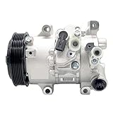Material: AC-Kompressor – Hergestellt aus hochwertigem Material, stark, korrosionsbeständig, langlebig und hat eine lange Lebensdauer.