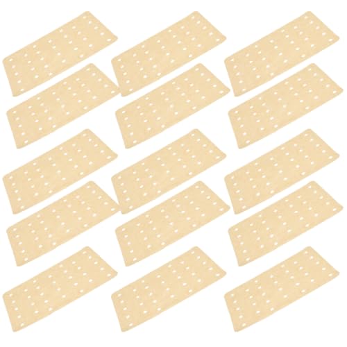 TOYANDONA 100feuilles Papier Sulfurisé Perforé pour Friteuse à Air Jetables Antiadhésif pour Cuisson Four Micro-ondes et Grill Accessoires Pratiques pour Pâtisserie et Barbecue