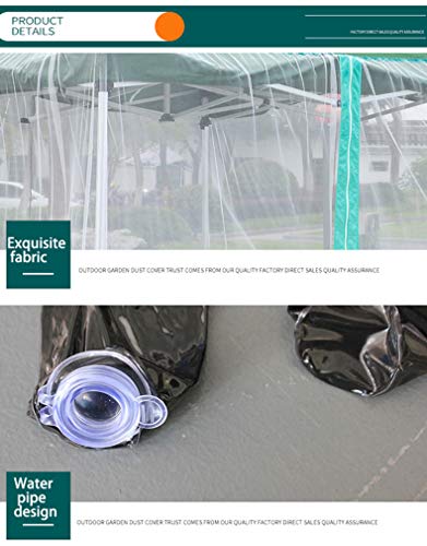 Soospe-Mz 10Ft Patio Mosquito Netting Patio Umbrella Cover Mosquito Netting Screen,Windproof Mosquito With Zipper Portable Foldable Umbrella Mosquito Net（10'10'7.6'） (Black) #TOP6