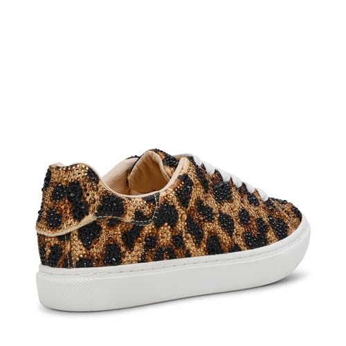 Betsey Johnson Kids Girls Sidny Sneaker, Nu Leopard, 1