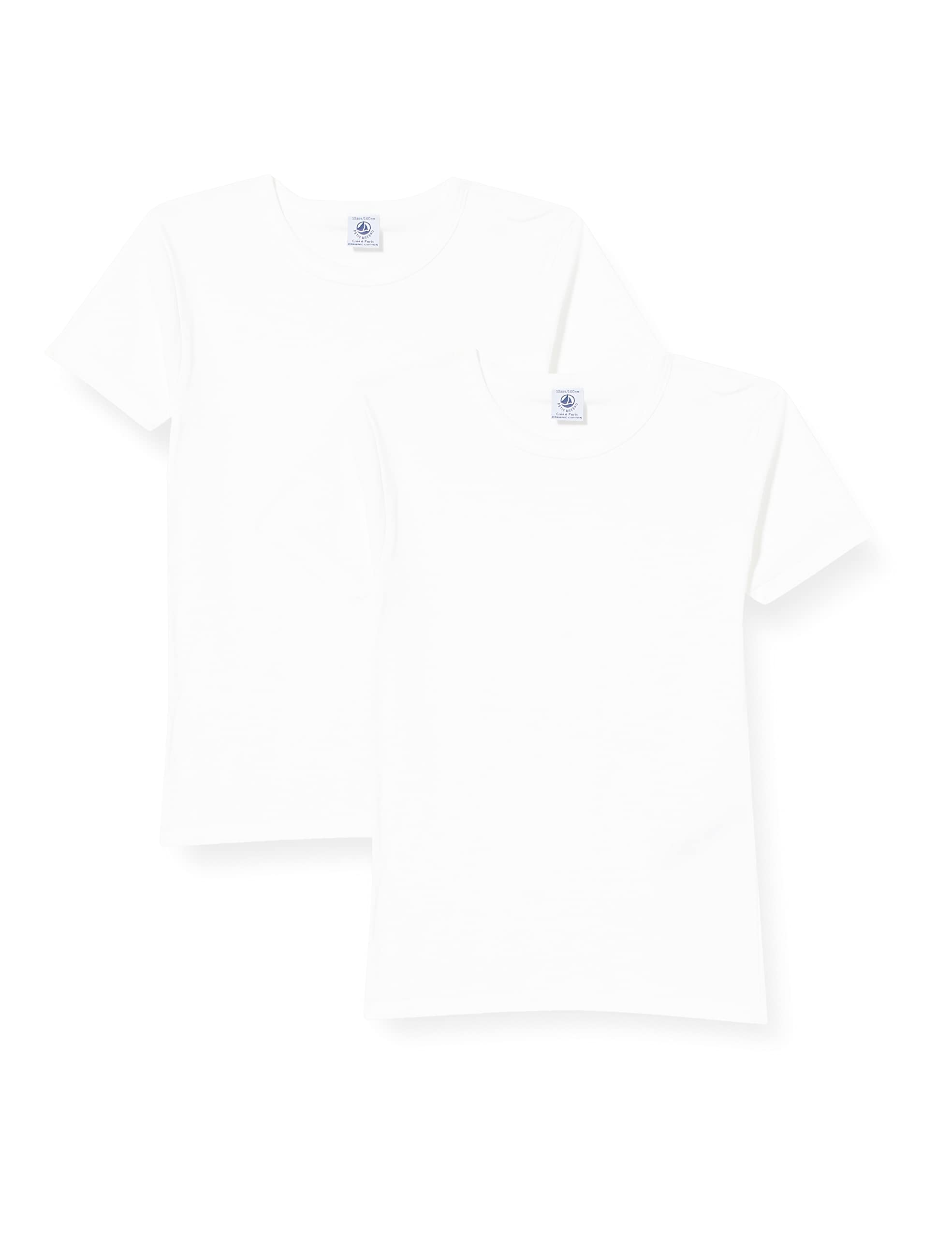 Petit Bateau Camiseta de Manga Corta (Pack de 2) para Niños