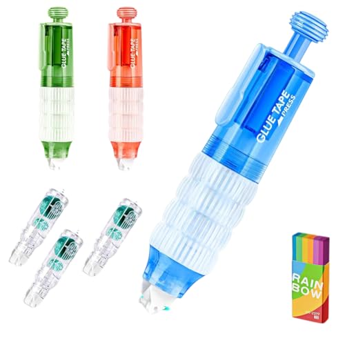 Grannerton スクラップブック用テープランナー、アップグレードされた交換可能な内側両面テープ、クラフト用