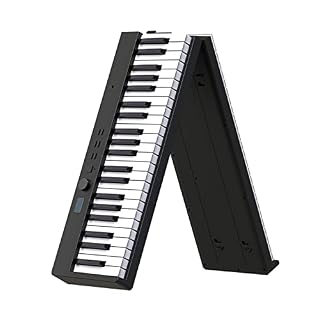 Piano numérique pliable à 88 touches Clavier portable Touches lestées MIDI Buletooth Haut-parleurs intégrés Piano électronique avec pédale de maintien et alimentation Idéal for les adultes et les débu - Les Beatles, Paul McCartney, John Lennon, RIngo Starr, George Harrison