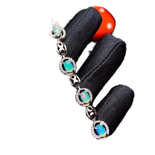 Pulsera de ópalo natural plata 925 accesorio diario para un look sofisticado