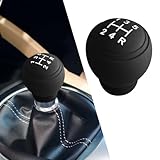 QZTYTY Car Gear Shift Knob Cover, Stick Shift Cover, Anti-Slip Silicone Vehicle Knob Gear Stick Protector, Manual Gear Lever Shifter Cover Auto Accessories Suitable for Most Vehicles (5-Speed Right)