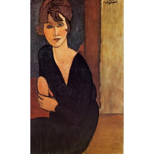 Toile roulée 1916 Madame Reynouard 127x101 cm pour grand décor mural