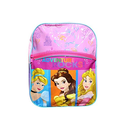 REPLOOD Sac à dos Princesses École Asilo 30 cm Cendrillon Aurora et Rapunzel, Rose et violet Cover