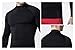 TM-T32-BB_X-Large Tesla Men's Thermal Coldgear Compression Baselayer Mock Long Sleeve T Shirts T32