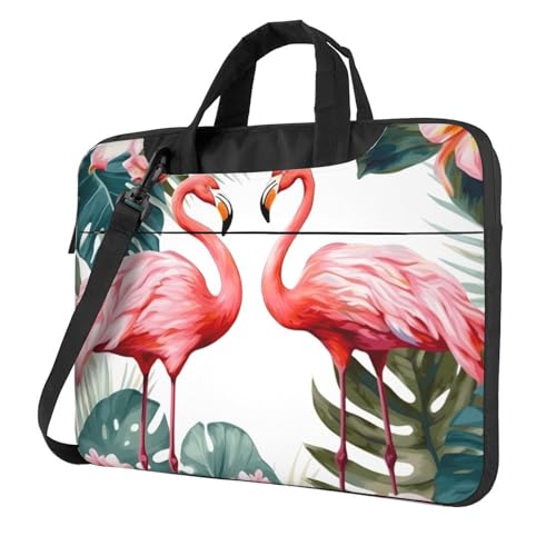 Sac pour ordinateur portable à motif flamant rose pour protéger votre PC avec style