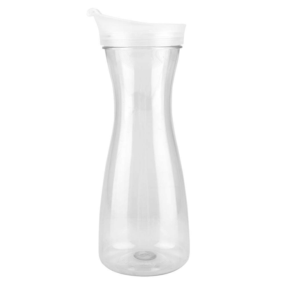 Succo Bottiglia Acrilico Trasparente Acqua Ghiacciata Succo di Ghiaccio Brocca con coperchio per Bar Home(1800ml