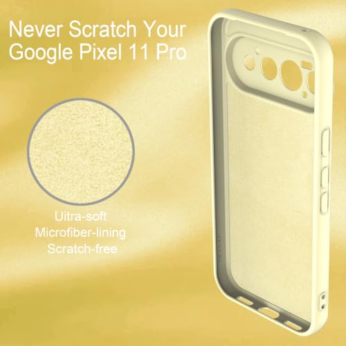 Coque Pixel 11 Pro silicone liquide blanc antique chic - 7